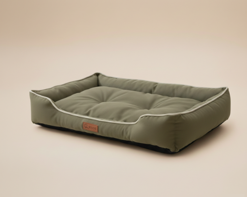 Panier vert pour Chien Imperméable & Robuste – Le Couchage Tout-Terrain "Barnabé"