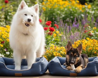 Blue Basket for Dogs Waterproof & Robust – The "Barnaby" All-Terrain Bed