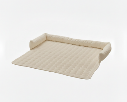 Plaid beige de Protection Antidérapant – Le Protecteur de Canapé "Marcel"