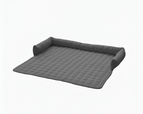 Plaid gris de Protection Antidérapant – Le Protecteur de Canapé "Marcel"