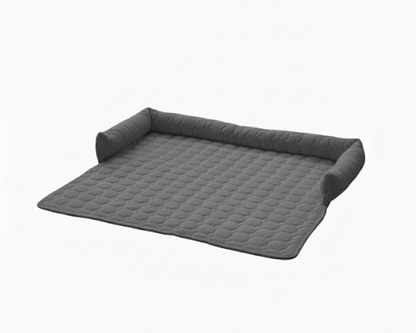 Plaid gris de Protection Antidérapant – Le Protecteur de Canapé "Marcel"