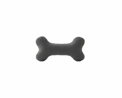 Jouet gris Os Texturé pour Chien – Le Compagnon de Jeu "Oscar"